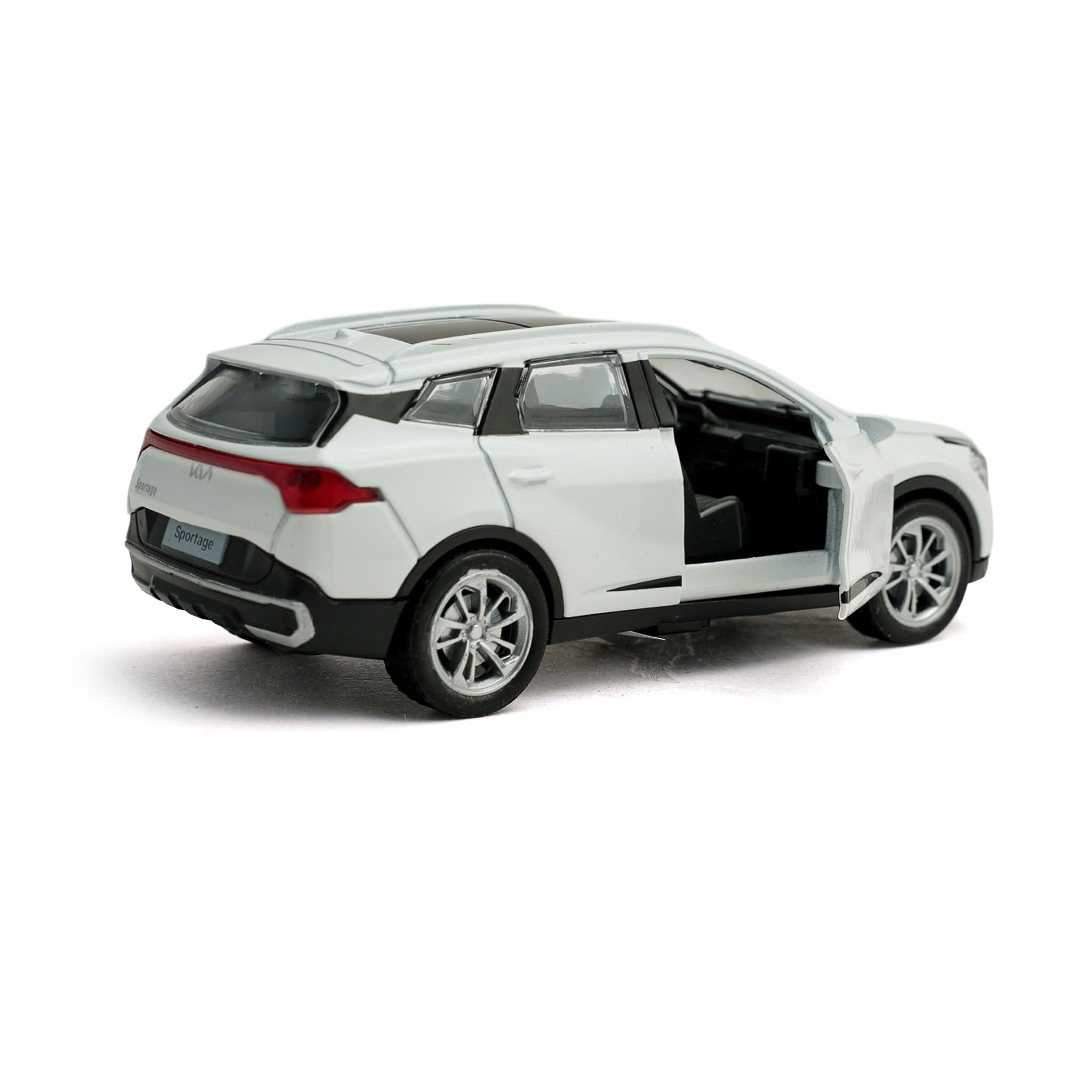 Die Cast Car With Light And Sound - White, Die-cast Model Car, Chase Value, Chase Value
