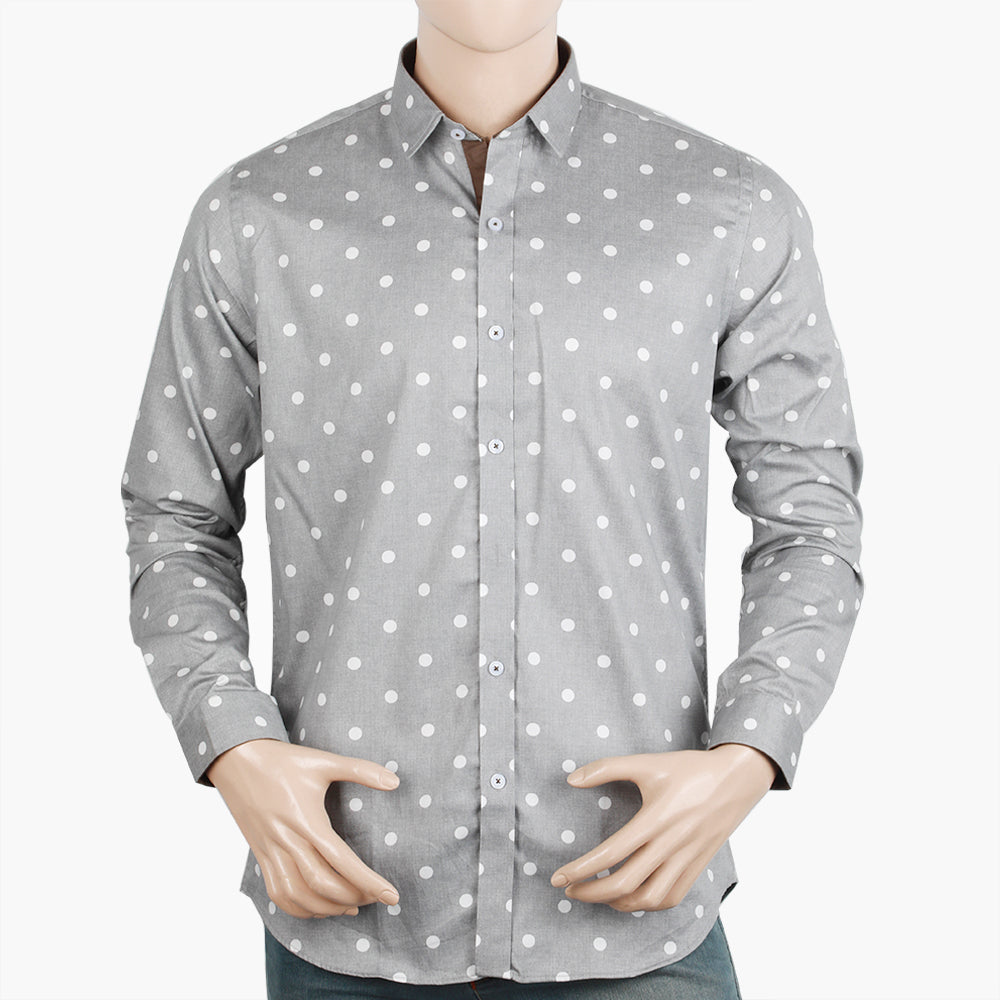 Men's Casual Shirt - Light Grey, Mens T-Shirts, Chase Value, Chase Value