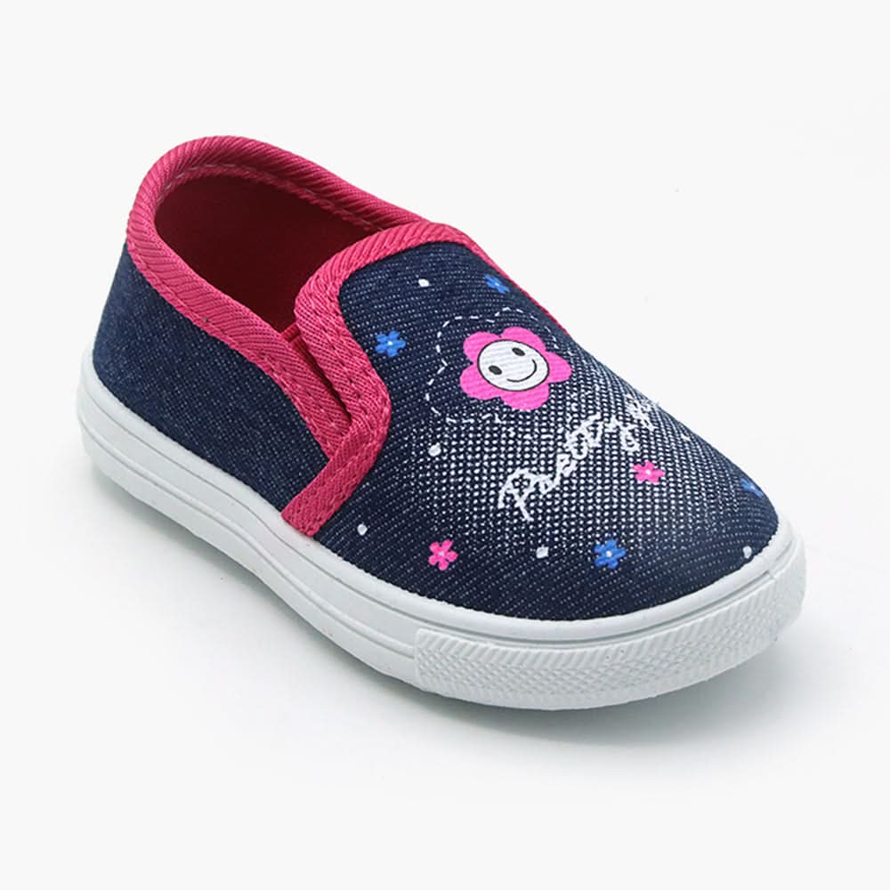 Girls Canvas Shoes - Dark Pink, Girls Sneakers & Shoes, Chase Value, Chase Value