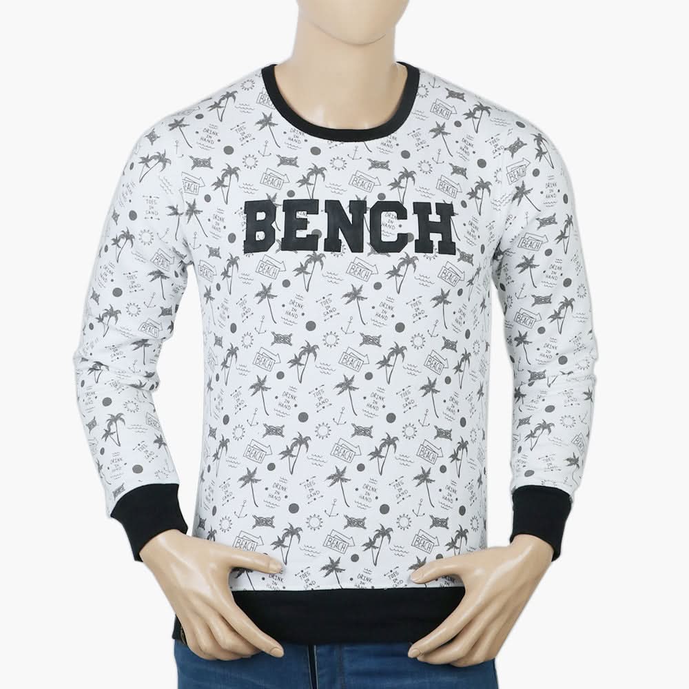 Men's Sweat Shirt - White, Men's Sweater & Sweat Shirts, Chase Value, Chase Value
