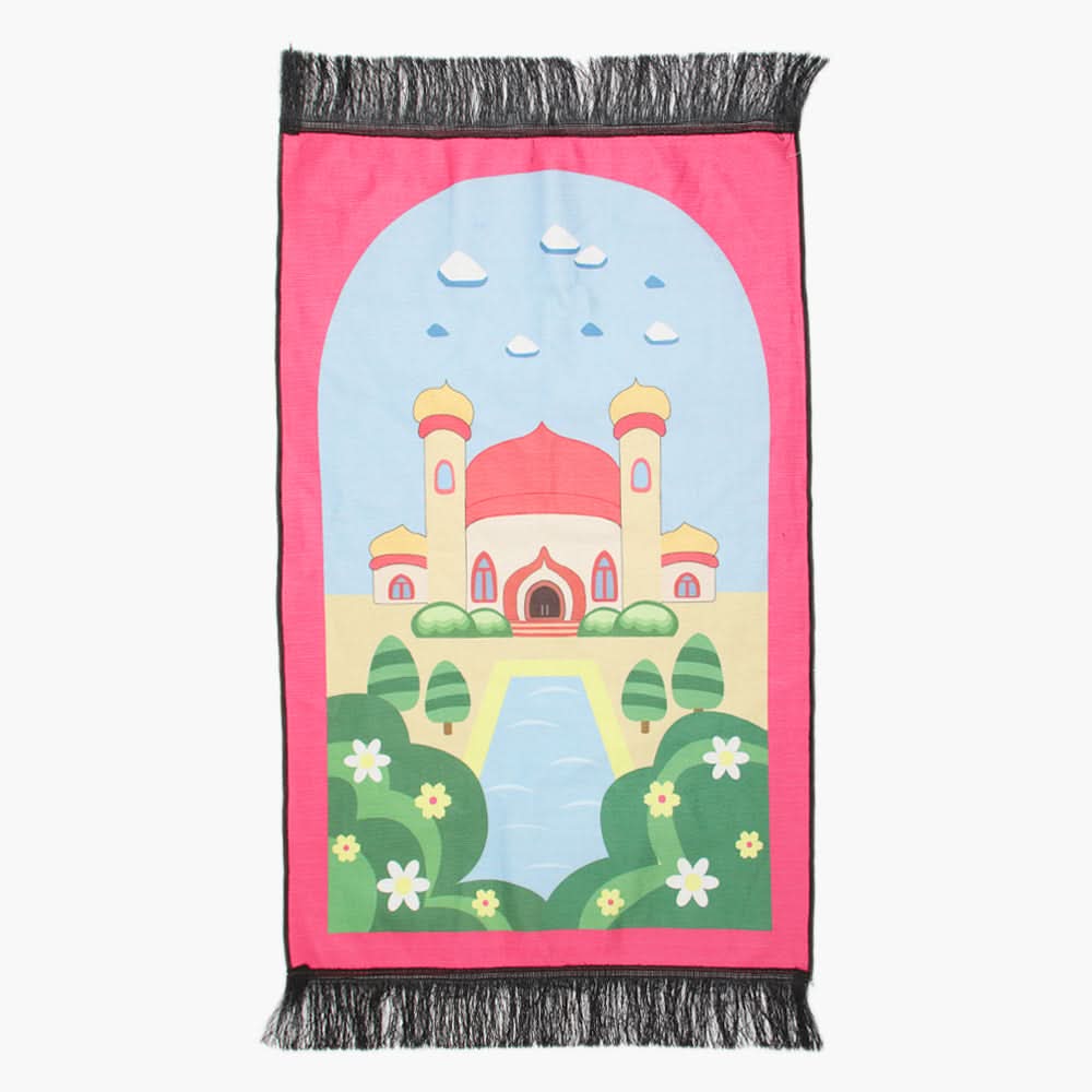 Kids Ja-e-Namaz (Prayer Mat) - Pink, Mats, Chase Value, Chase Value