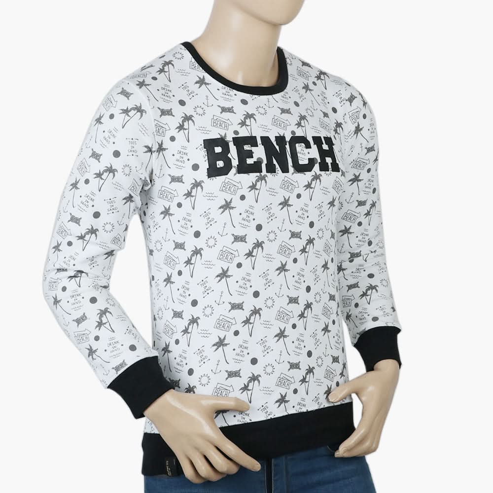 Men's Sweat Shirt - White, Men's Sweater & Sweat Shirts, Chase Value, Chase Value
