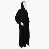 Women's Zipper Abaya - Black, Women Abayas, Chase Value, Chase Value