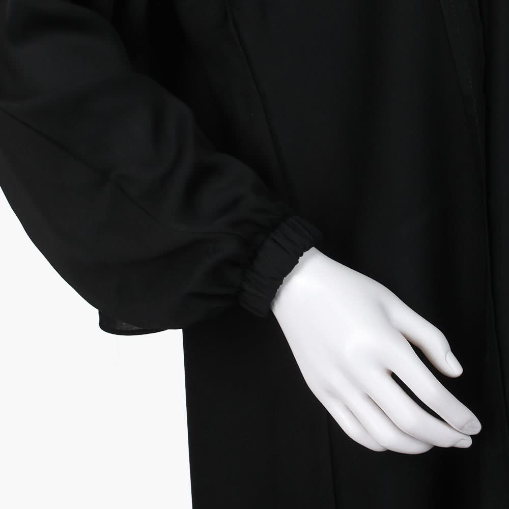 Women's Zipper Abaya - Black, Women Abayas, Chase Value, Chase Value