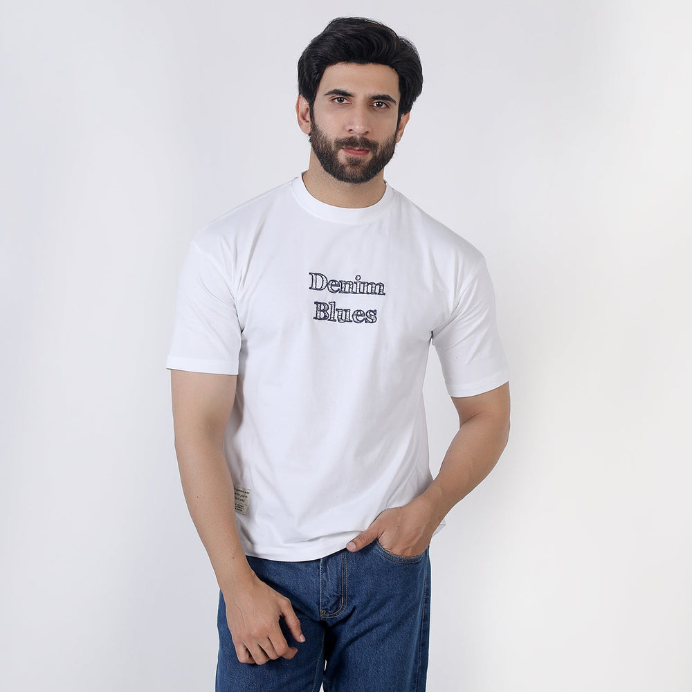 Eminent Men's Half Sleeves Printed T-Shirt - White, Men's T-Shirts & Polos, Eminent, Chase Value