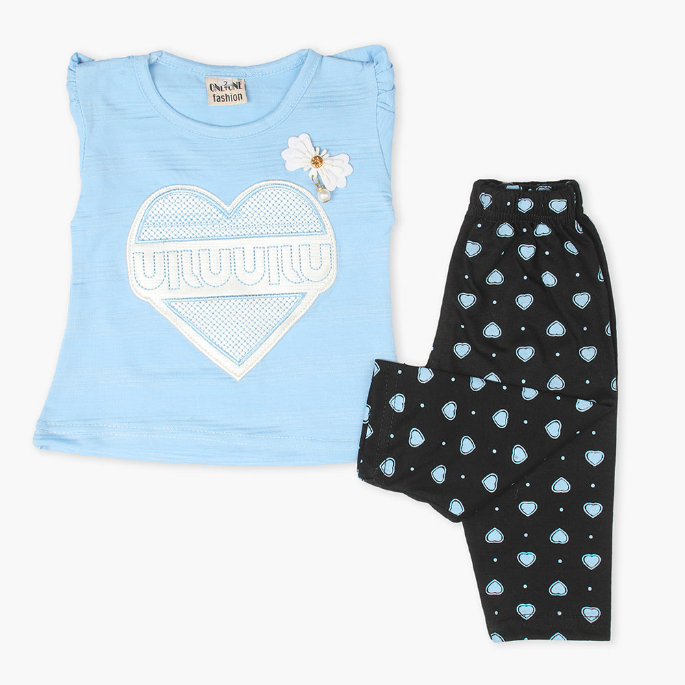 Newborn Girls Full Sleeves Suit - Blue, Newborn Girls Winterwear, Chase Value, Chase Value