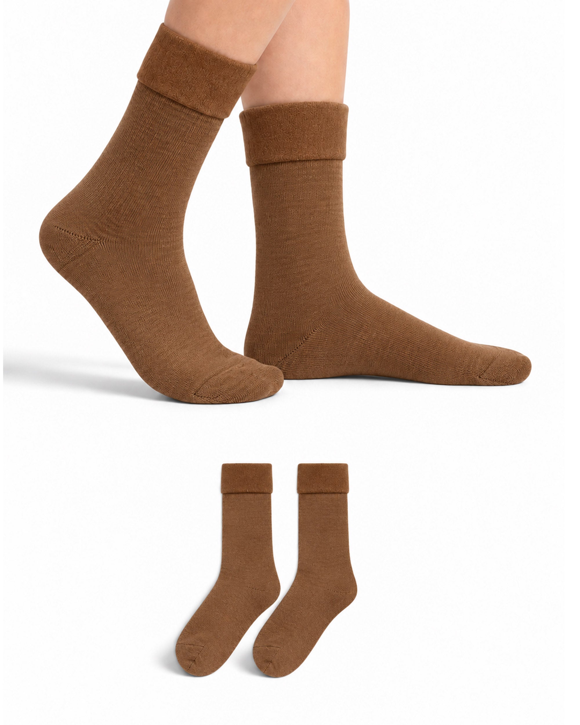 Women's Woolen Socks - Pack of 2, Women Socks Stocking & Gloves, Chase Value, Chase Value
