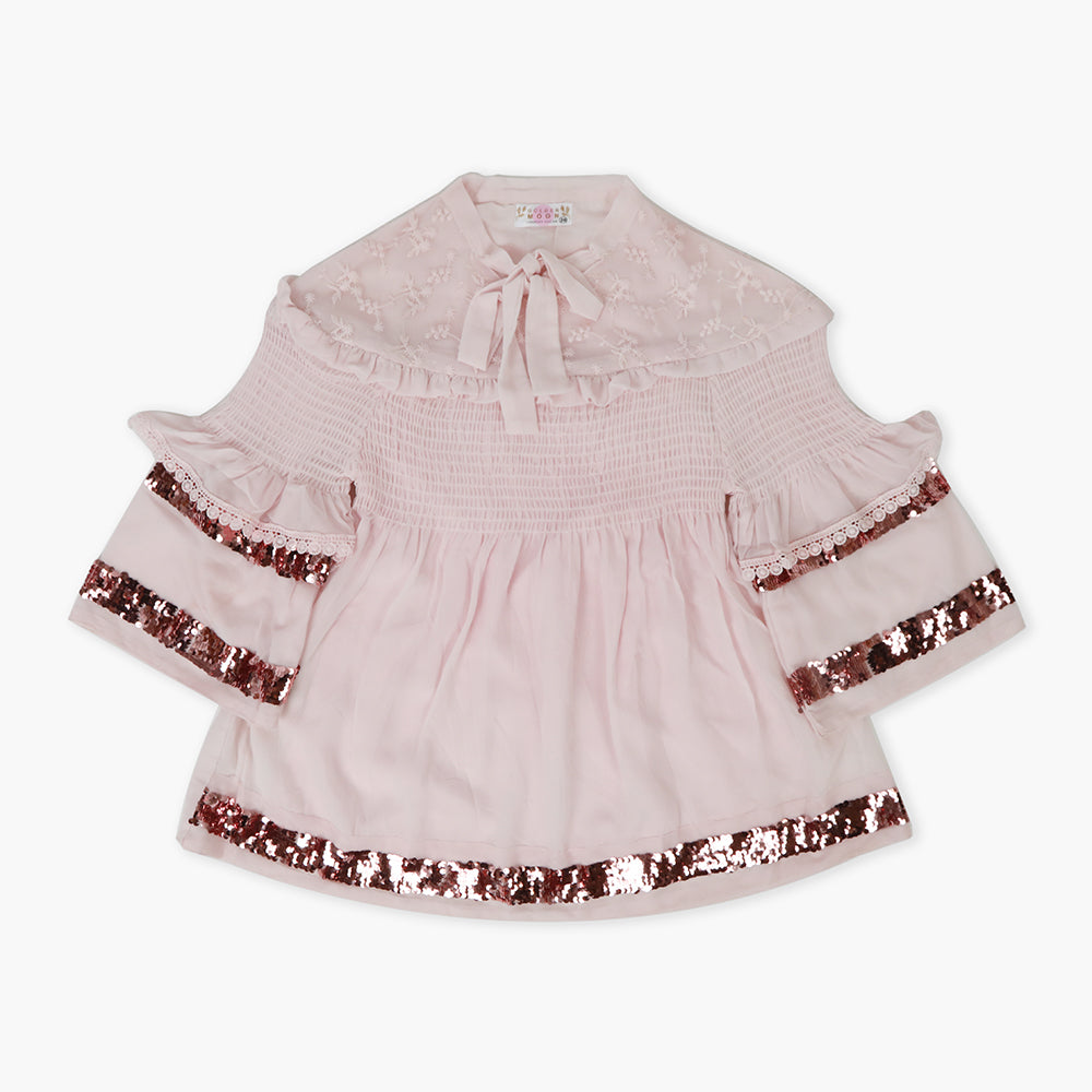 Girls Woven Top - Pink, Girls Tops, Chase Value, Chase Value