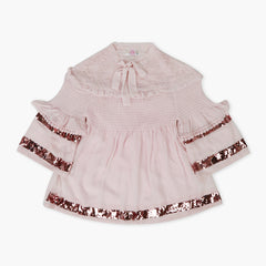 Girls Woven Top - Pink, Girls Tops, Chase Value, Chase Value