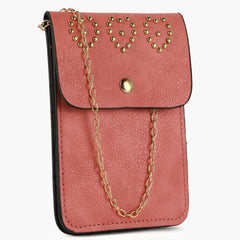 Women's Mobile Pouch - Pink, Women Clutches, Chase Value, Chase Value