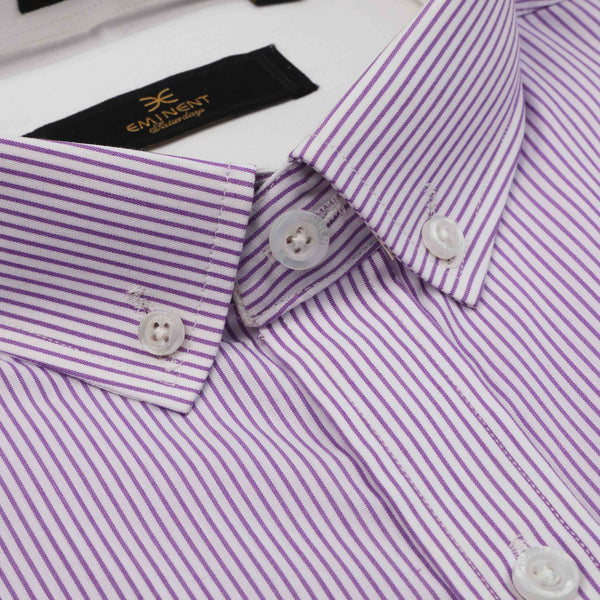 Eminent Men's Stripe Shirt - Light Purple, Men's Shirts, Eminent, Chase Value