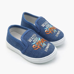 Boys Canvas Shoes - Blue, Boys Casual Shoes & Sneakers, Chase Value, Chase Value