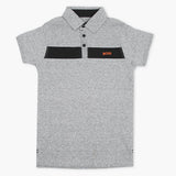 Boys Half Sleeves Polo T-Shirt - Grey, Boys T-Shirts, Chase Value, Chase Value