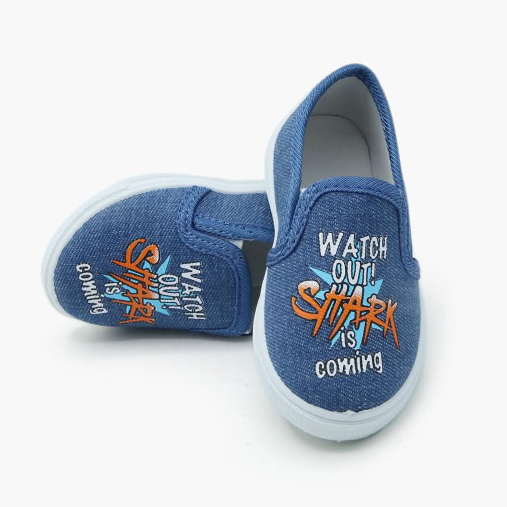 Boys Canvas Shoes - Blue, Boys Casual Shoes & Sneakers, Chase Value, Chase Value