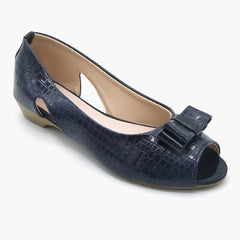 Women's Peep Toe Sandal - Blue