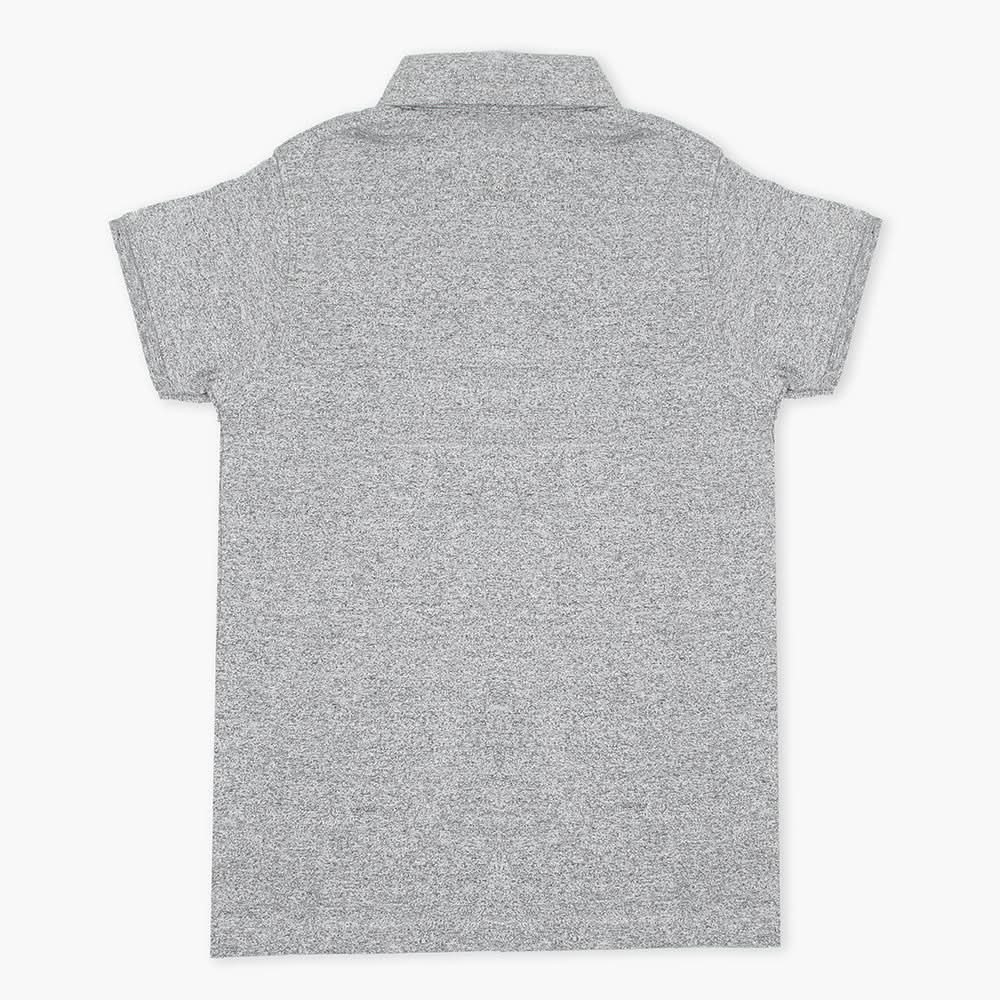 Boys Half Sleeves Polo T-Shirt - Grey, Boys T-Shirts, Chase Value, Chase Value