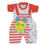Newborn Boys Half Sleeves Romper - Orange, Newborn Boys Rompers, Chase Value, Chase Value