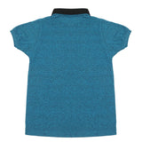 Boys Half Sleeves Polo T-Shirt - Steel Blue, Boys T-Shirts, Chase Value, Chase Value