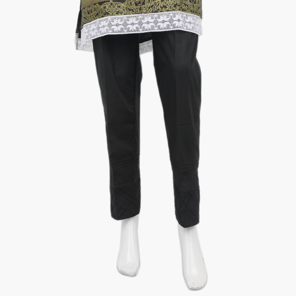 Women's Woven Trouser - Black, Women Pants & Tights, Chase Value, Chase Value