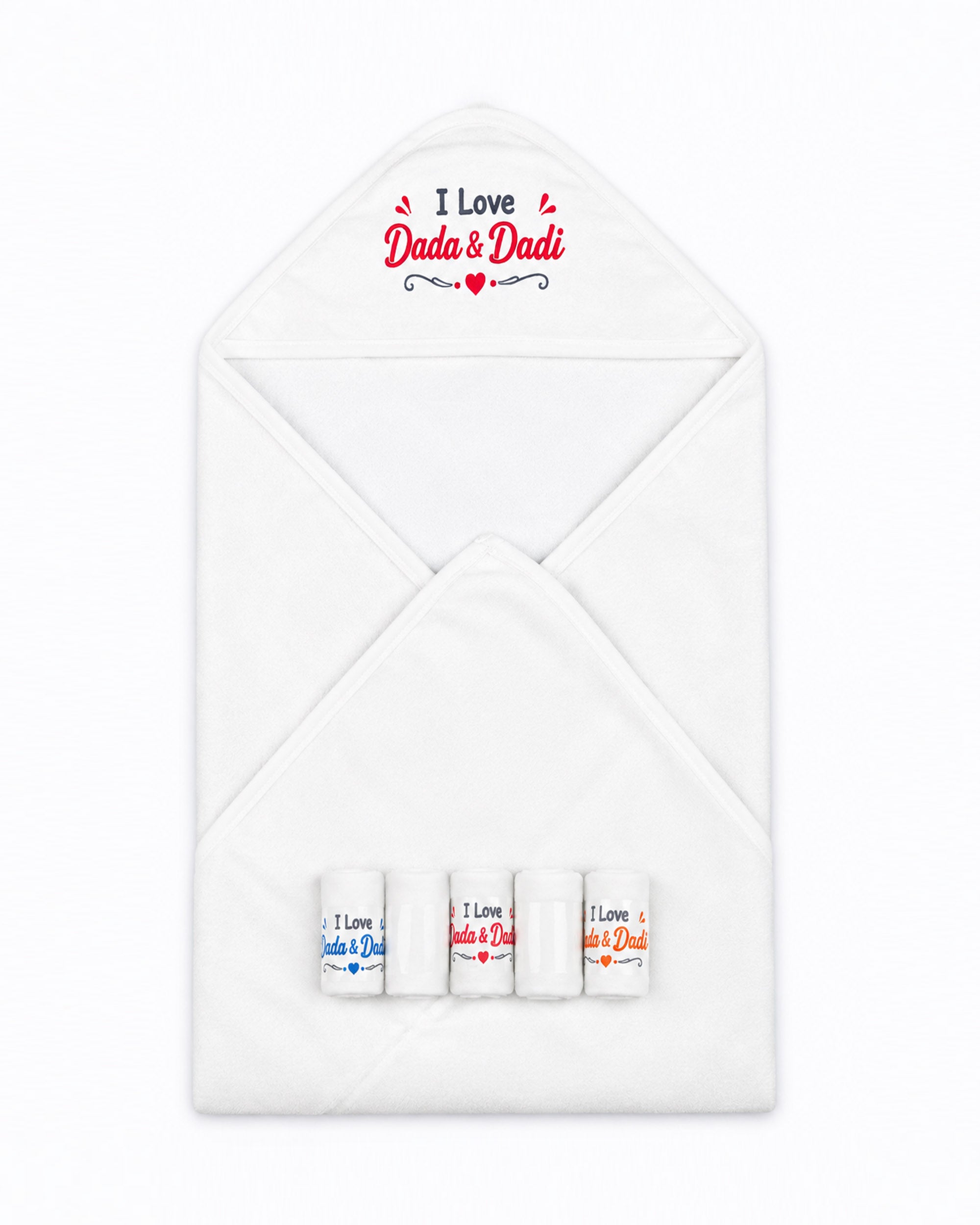 Valuables Newborn Wrapping Sheet Roll & Face Towel