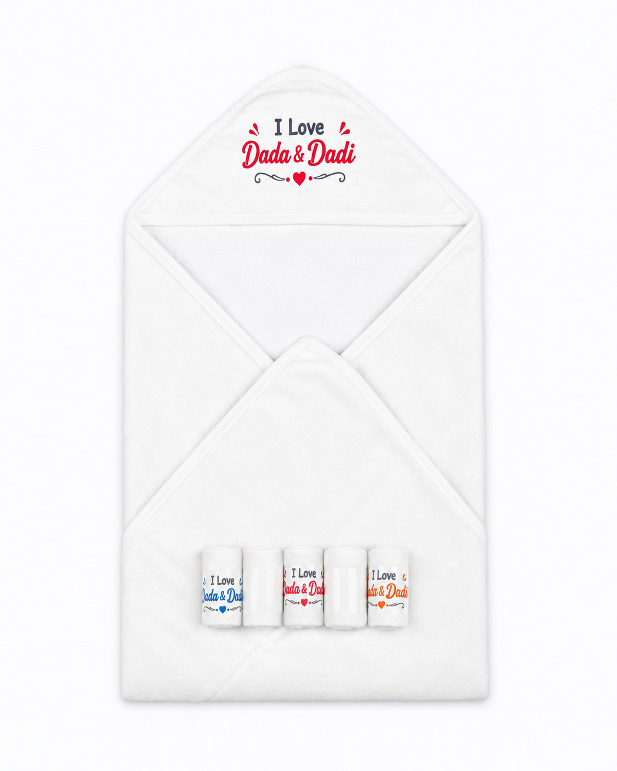Valuables Newborn Wrapping Sheet Roll & Face Towel