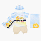 Newborn Boys Gift Set 05 Pcs  - Blue, Newborn Gift Set, Chase Value, Chase Value