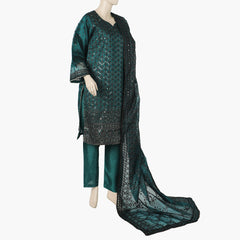 Women's Khadi Shalwar Suit - Green