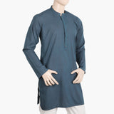 Eminent Men's Trim Fit Kurta - Steel Green, Men's Kurtas, Eminent, Chase Value