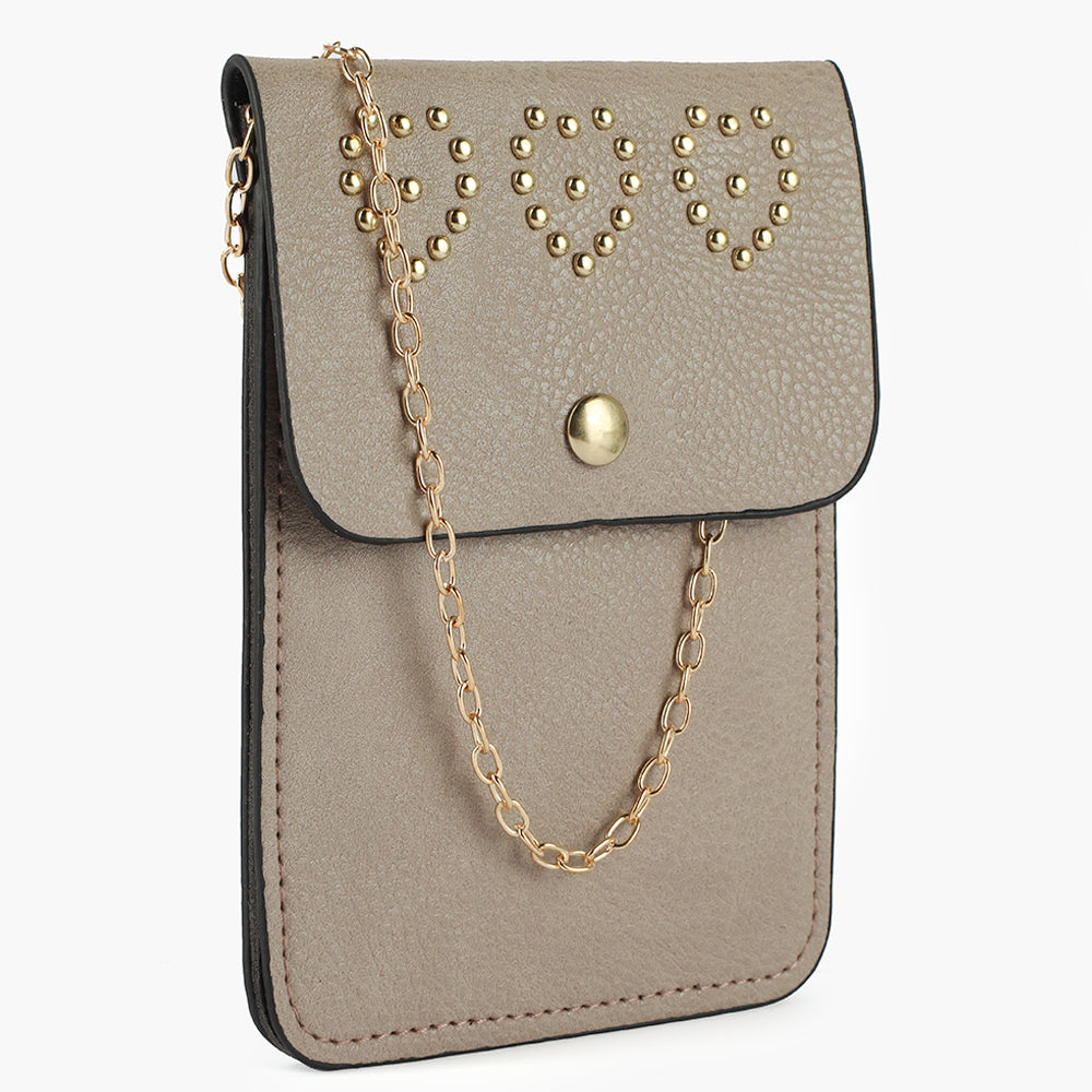 Women's Mobile Pouch - Tea Pink, Women Clutches, Chase Value, Chase Value