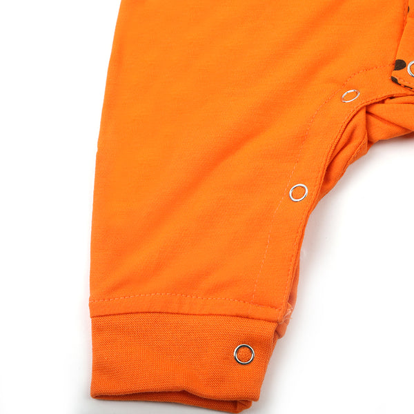 Newborn Boys Romper - Orange