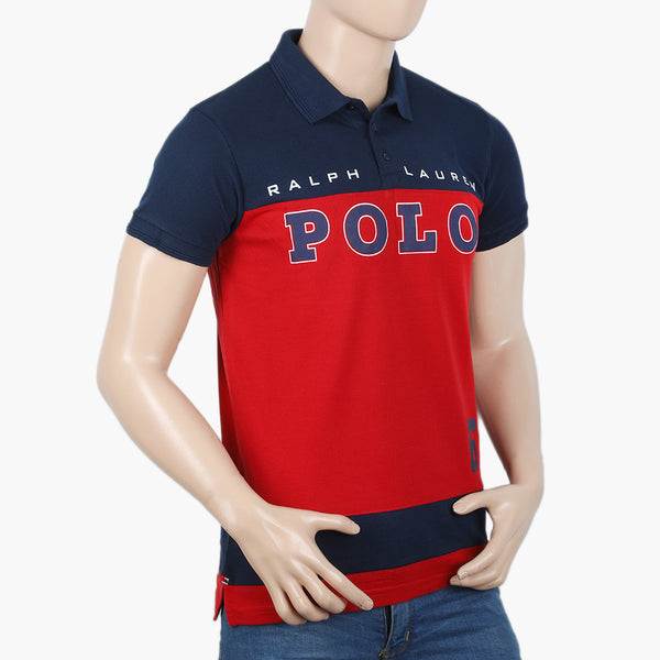 Men's Half Sleeves Polo T-Shirt - Navy Blue, Men's T-Shirts & Polos, Chase Value, Chase Value