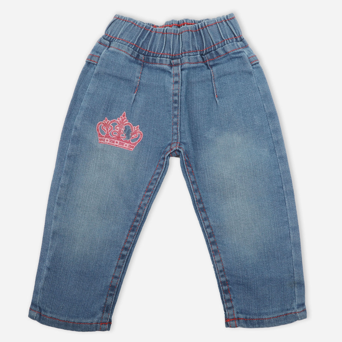 Newborn Girls Pant Denim - Light Blue, Newborn Girls Shorts Skirts & Pants, Chase Value, Chase Value