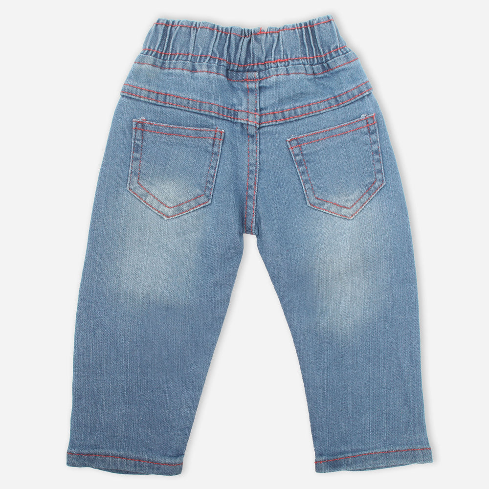 Newborn Girls Pant Denim - Light Blue, Newborn Girls Shorts Skirts & Pants, Chase Value, Chase Value