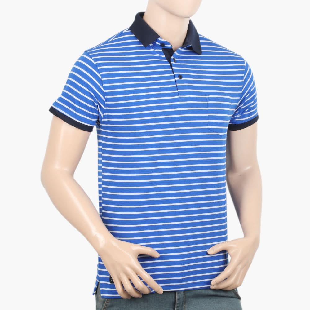 Men's Half Sleeves Polo T-Shirt - Royal Blue, Men's T-Shirts & Polos, Chase Value, Chase Value