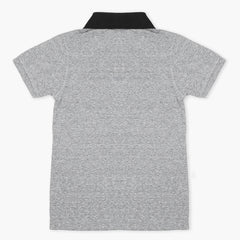 Boys Half Sleeves Polo T-Shirt - Grey, Boys T-Shirts, Chase Value, Chase Value