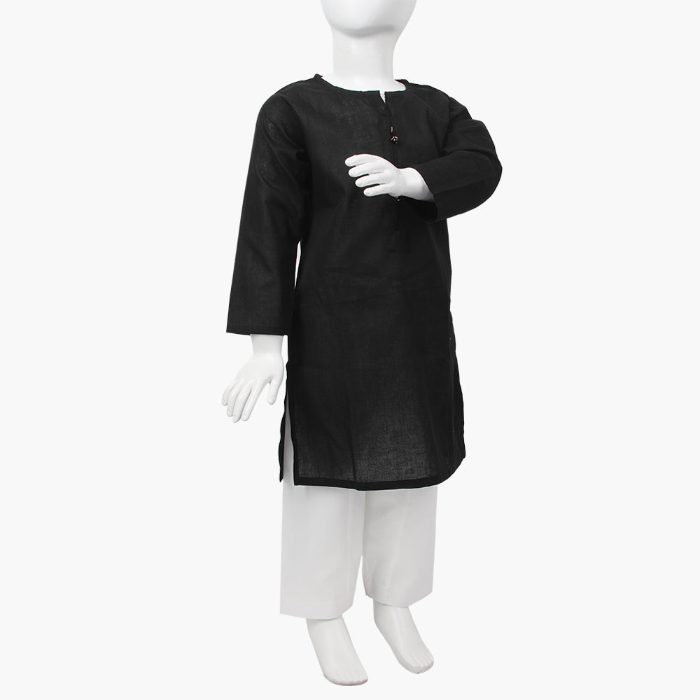 Girls Basic Kurti - Black, Girls Kurti, Chase Value, Chase Value