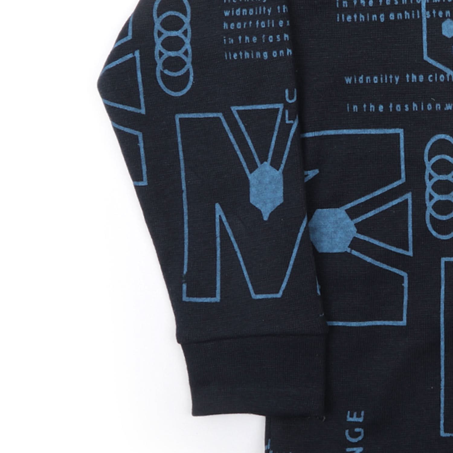 Boys Full Sleeves SweatShirt - Navy Blue, Boys Hoodies & Sweat Shirts, Chase Value, Chase Value