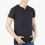 Men's Half Sleeves T-Shirt - Dark Grey, Men's T-Shirts & Polos, Chase Value, Chase Value