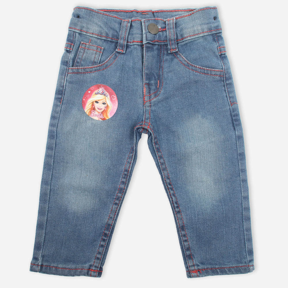 Newborn Girls Pant Denim - Light Blue, Newborn Girls Shorts Skirts & Pants, Chase Value, Chase Value