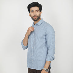 Eminent Men's Casual Check Shirt - Blue