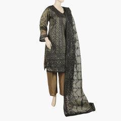 Women's Khadi Shalwar Suit - Khaki