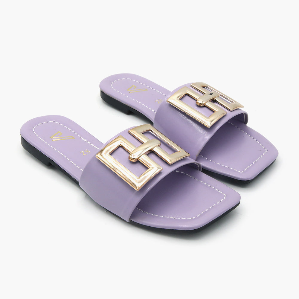 Girls Slipper - Purple, Girls Slippers, Chase Value, Chase Value