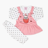 Newborn Girls Full Sleeves Suit - Pink, Newborn Girls Winterwear, Chase Value, Chase Value