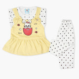 Newborn Girls Full Sleeves Suit - Yellow, Newborn Girls Winterwear, Chase Value, Chase Value