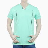 Men's Round Neck Half Sleeves T-Shirt - Sea Green, Men's T-Shirts & Polos, Chase Value, Chase Value