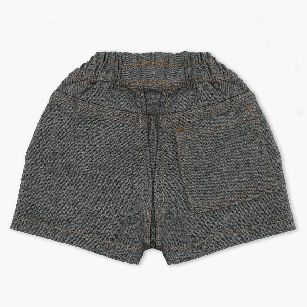 Newborn Boy Denim Short - Grey, Newborn Boys Shorts & Pants, Chase Value, Chase Value