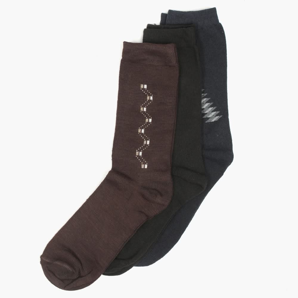 Men’s Socks Pack Of - 3  - Multi, Men's Socks, Chase Value, Chase Value
