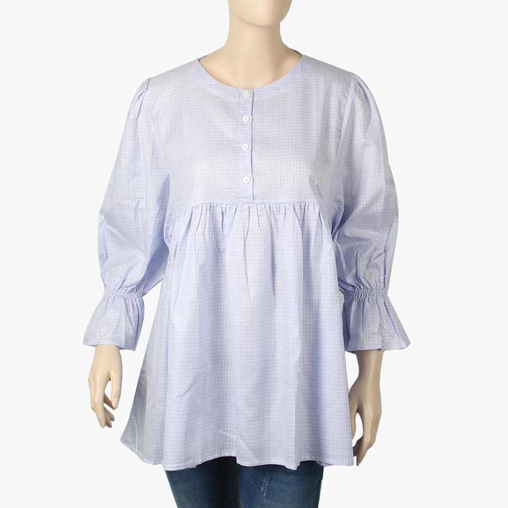 Women's Western Top - Blue, Women T-Shirts & Tops, Chase Value, Chase Value