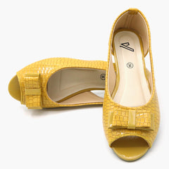 Women's Peep Toe Sandal - Yellow, Women Sandals, Chase Value, Chase Value