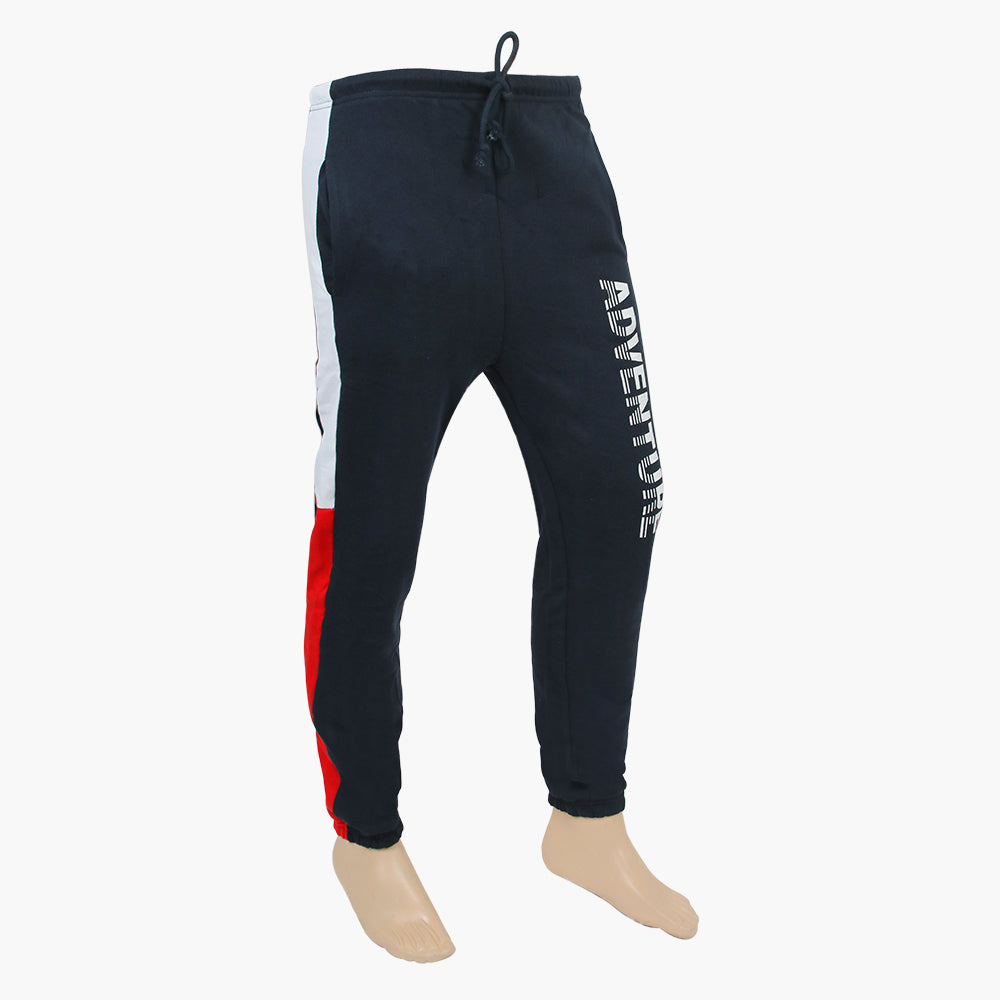 Men's Terry Trouser - Navy Blue, Men's Nightwear, Chase Value, Chase Value